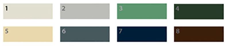 Colorfarm colour palette