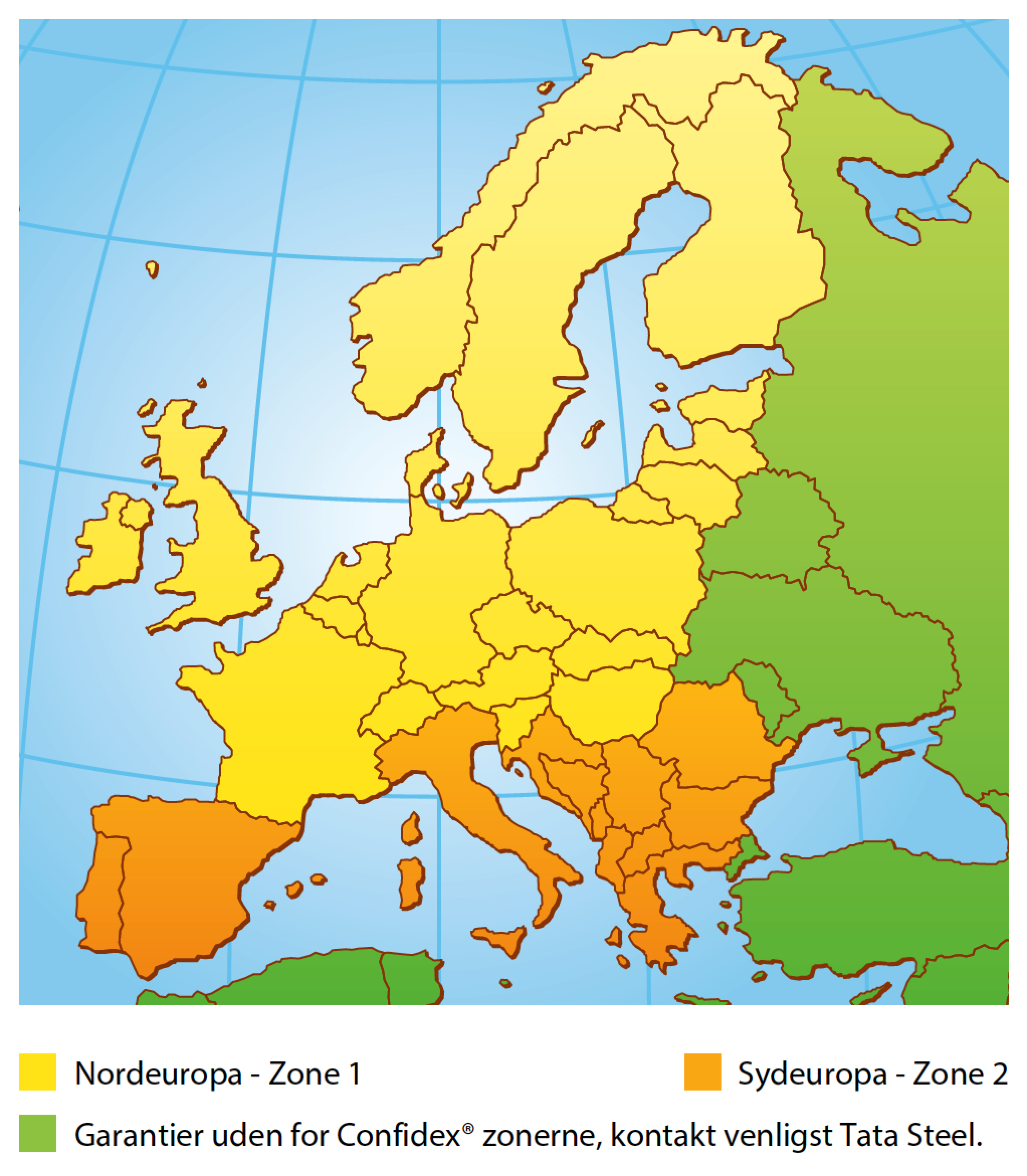 Confidex map DK